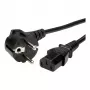 Synergy 21 virtajohto 230V CEE 7/7 Schuko-pistoke IEC-C13-liittimeen 1m musta
