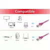 Equip Cat.6 S/FTP patchkaapeli RJ-45 (M) - RJ-45 (M) 0,5m violetti LSZH