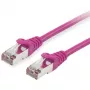Equip Cat.6 S/FTP patchkaapeli RJ-45 (M) - RJ-45 (M) 0,5m violetti LSZH