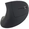Equip 245110 pystysuora ergonominen langaton hiiri - oikeakätisille - 2,4 GHz - USB-vastaanotin - musta