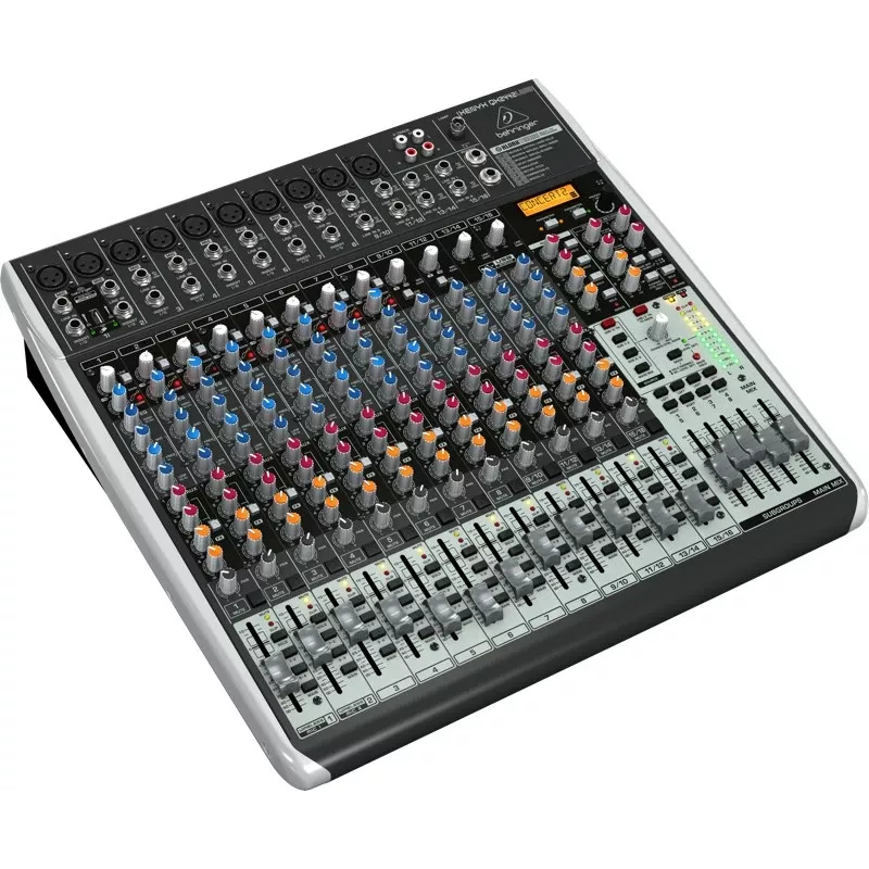 Behringer QX2442USB 24-input 4/2-bus analoginen mikseri USB-liitännällä ja FX