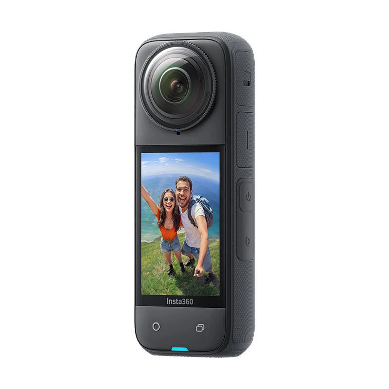 Insta360 X4 Adventure Bundle - 8K 360° kamera selfie-tikulla, lisäakku, 64GB kortti