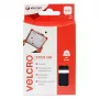 VELCRO liimattavat tarraneliöt 25mm x 25mm, itseliimautuva, musta, 24 sarjaa (48 kpl)
