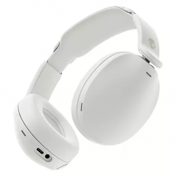Skullcandy Hesh 360 langattomat over-ear-kuulokkeet, Bluetooth 5.0, aktiivinen melunvaimennus, valkoinen
