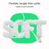 GREEN CELL USB-C - USB-C PowerFlex 100W silikonikaapeli 1,2m musta