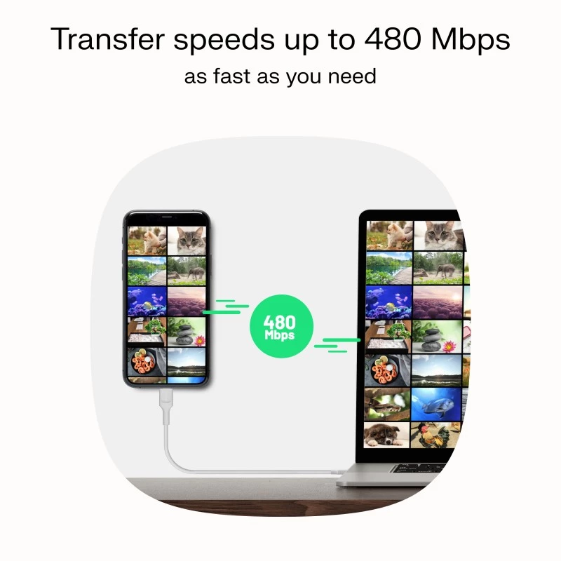 GREEN CELL USB-C - USB-C PowerFlex 100W silikonikaapeli 1,2m musta