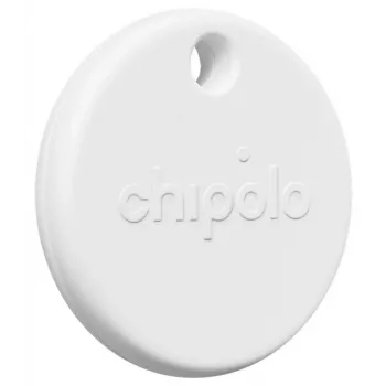 Chipolo POP yleispaikannin valkoinen - Bluetooth-paikannin Apple Find My & Android, IP55