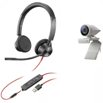 Poly Studio P5 Kit henkilökohtainen videoneuvottelujärjestelmä Full HD 80 astetta 4x musta harmaa