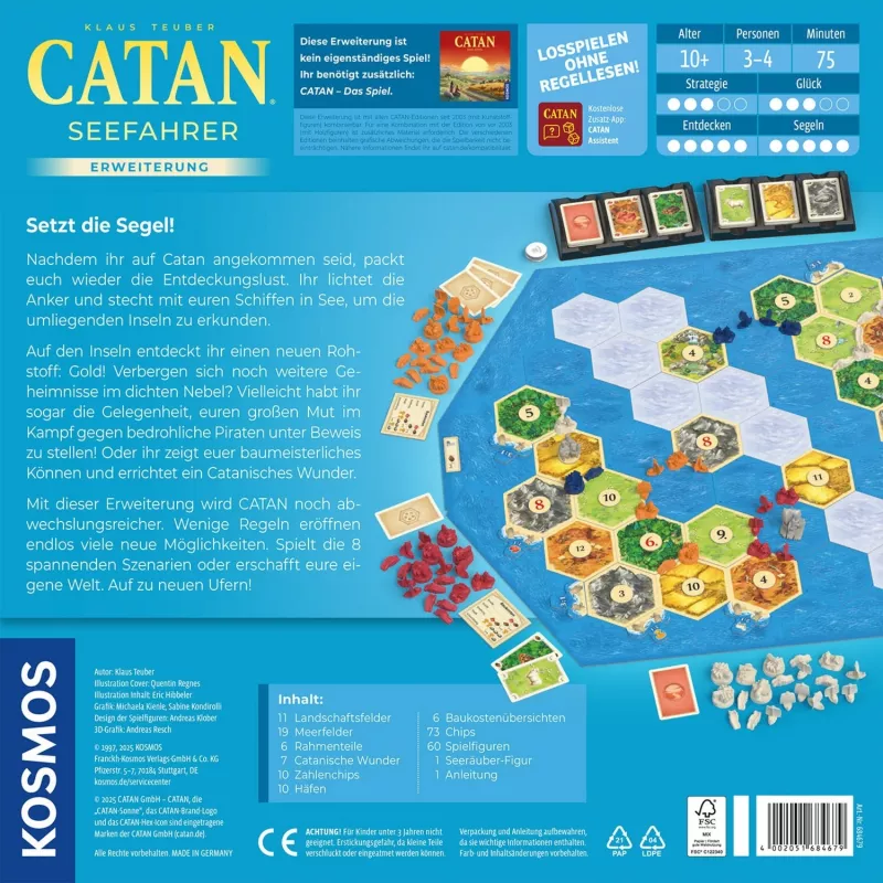 KOSMOS CATAN - Seefahrer laajennus lautapeli
