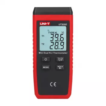 Uni-T UT320D kaksikanavainen kontaktilämpömittari