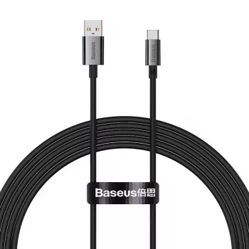 Baseus Superior 100W USB-USB-C-kaapeli 2m musta