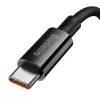 Baseus Superior 100W USB-USB-C-kaapeli 2m musta