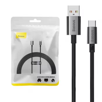 Baseus Superior 100W USB-USB-C-kaapeli 2m musta