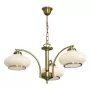 Activejet Classic kattokruunu riippuvalaisin RITA Patina Triple 3xE27 olohuoneeseen