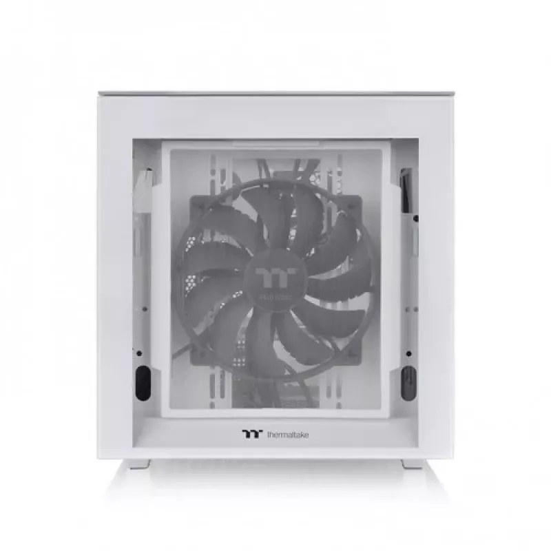 Thermaltake Divider 200 TG Snow Micro-kotelo, valkoinen, karkaistu lasi