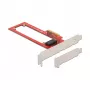 Delock PCI Express x4 -kortti 1 x EDSFF E1.S -paikkaan - Low Profile