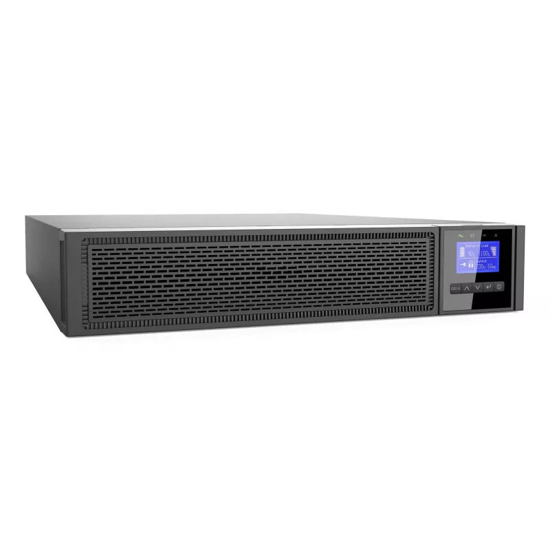 LevelOne VOLTA UPS-2110 Online Double Conversion UPS 10KVA/10000W 6U Rack/Tower musta
