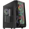 Aerocool NightHawk Duo Midi-Tower, Tempered Glass - musta