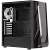 Aerocool NightHawk Duo Midi-Tower, Tempered Glass - musta
