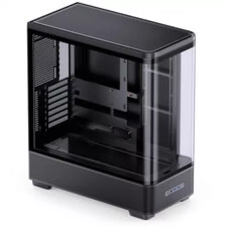 Jonsbo TK-5 Midi-Tower, ATX, Tempered Glass - musta
