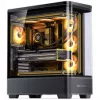 Jonsbo TK-5 Midi-Tower, ATX, Tempered Glass - musta