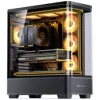 Jonsbo TK-5 Midi-Tower, ATX, Tempered Glass - musta