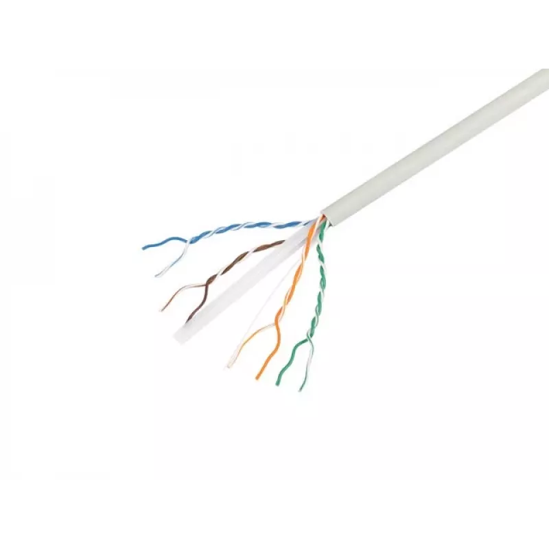LANBERG Cat.6 UTP LSZH verkkokaapeli 305m harmaa CU Solid 23AWG Fluke Passed CPR