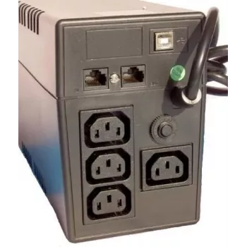 Orvaldi VPS 800 UPS keskeytymätön virransyöttö Line-Interactive 0,8 kVA 480 W 4 AC-lähtöä