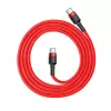 Baseus Cafule USB-C - USB-C kaapeli 60W 1m punainen
