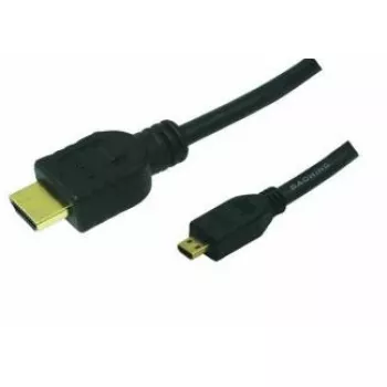 LogiLink High Speed with Ethernet HDMI - Micro HDMI -kaapeli 1m musta