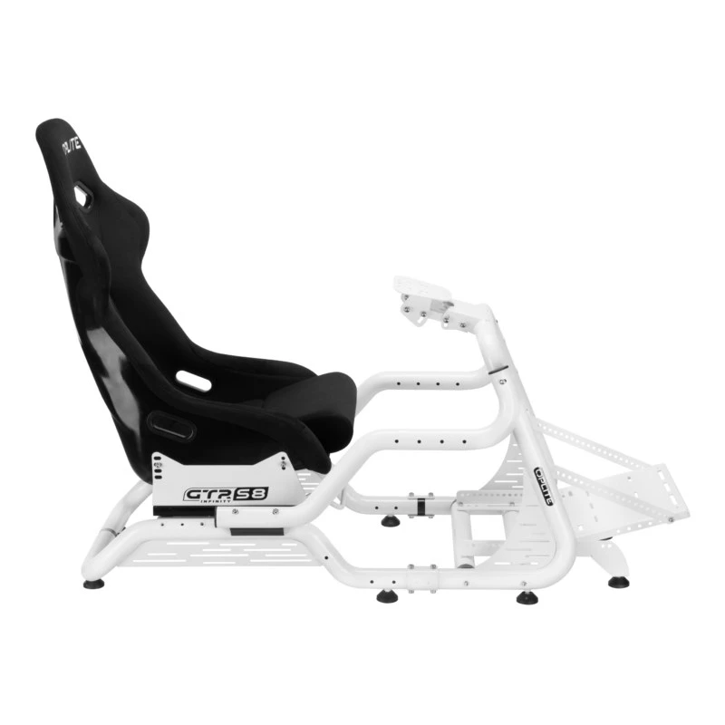OPLITE Cockpit GTR S8 Infinity Force White -ajosimulaattorikokoonpano
