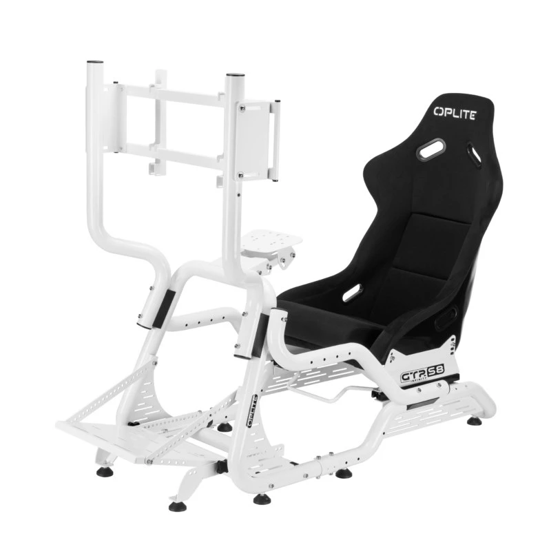 OPLITE Cockpit GTR S8 Infinity Force White -ajosimulaattorikokoonpano