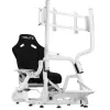 OPLITE Cockpit GTR S8 Infinity Force White -ajosimulaattorikokoonpano
