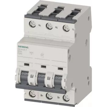 Siemens 5SY4320-7 johdonsuojakatkaisija 20 A 3-napainen C