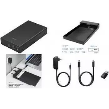 LogiLink UA0460 ulkoinen kiintolevykotelo 3,5 tuumaa SATA USB 3.0