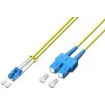 Lightwin LDP-09 LC-SC 5.0 duplex yksimuoto kuitu patch-kaapeli, LC - SC, 5 m, keltainen, LSZH