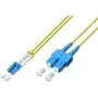 Lightwin LDP-09 LC-SC 5.0 duplex yksimuoto kuitu patch-kaapeli, LC - SC, 5 m, keltainen, LSZH