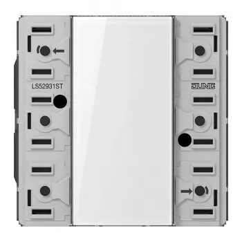 JUNG LS 52931 ST KNX painikeanturimoduuli yleiskäyttöinen, 3-osainen, F50, LS-sarja, Studio White