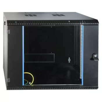 EFB-ELEKTRONIK 19 tuuman seinäkotelo 9U, kiinteä, yksiosainen, RAL 9005, syvyys 450 mm (691709VTS.45)