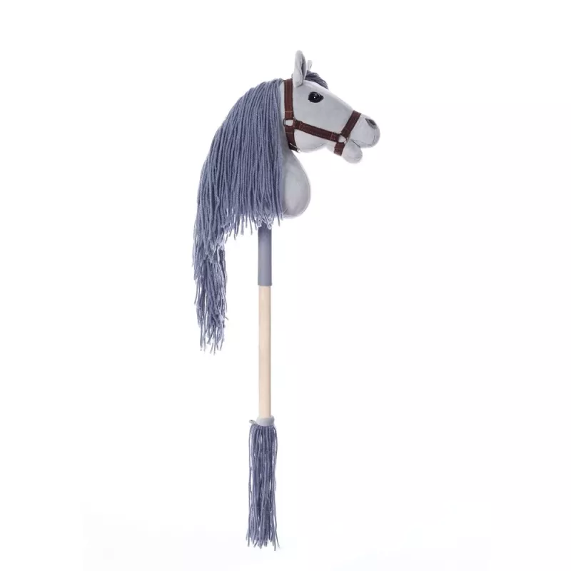 TOOTINY HOPPIHORSE pehmohevonen keppihevonen A4, harmaa