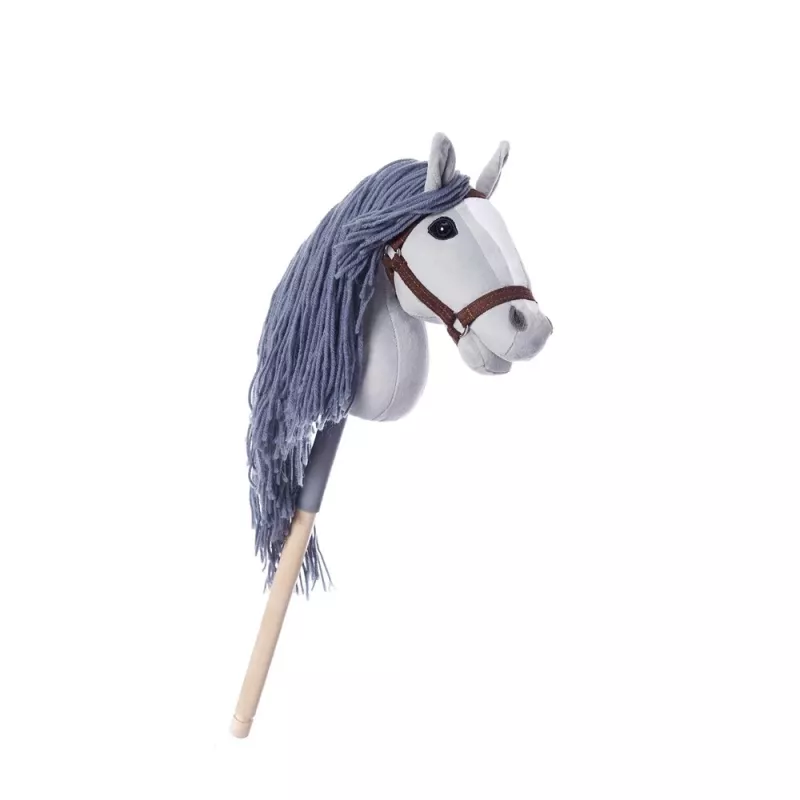 TOOTINY HOPPIHORSE pehmohevonen keppihevonen A4, harmaa