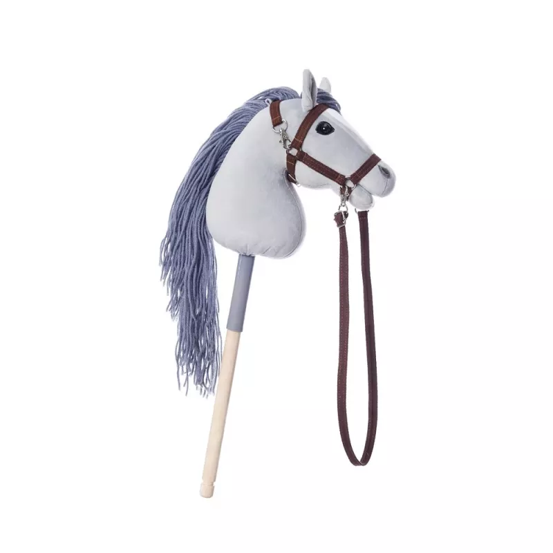 TOOTINY HOPPIHORSE pehmohevonen keppihevonen A4, harmaa
