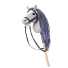 TOOTINY HOPPIHORSE pehmohevonen keppihevonen A4, harmaa