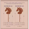 TOOTINY HOPPIHORSE pehmohevonen keppihevonen A4, harmaa