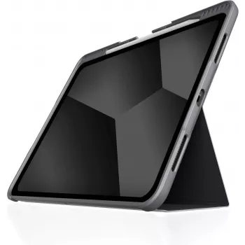 STM Dux Plus Folio iPad Pro 11 tuuman / iPad Air 4./5. sukupolvi - musta/läpinäkyvä