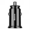 Baseus Circular 2xUSB QC3.0 5A 30W autolaturi (musta)