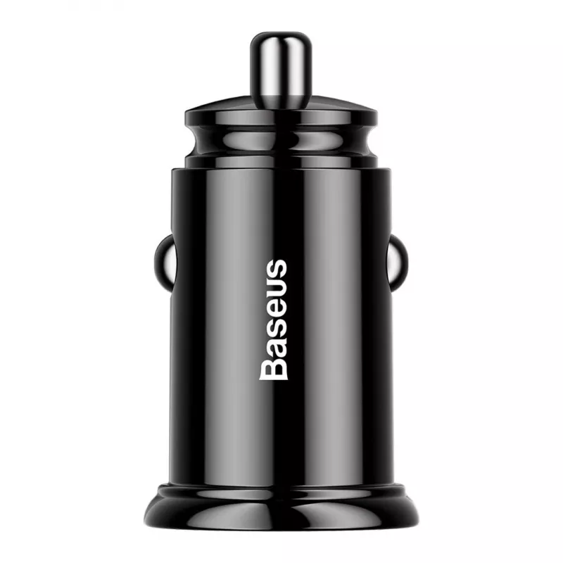 Baseus Circular 2xUSB QC3.0 5A 30W autolaturi (musta)