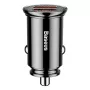 Baseus Circular 2xUSB QC3.0 5A 30W autolaturi (musta)