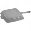ZWILLING Staub valurauta neliömäinen grillipannu 26 cm grafiitinharmaa