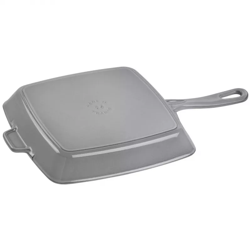 ZWILLING Staub valurauta neliömäinen grillipannu 26 cm grafiitinharmaa